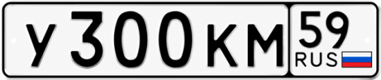 Купить гос номер У300КМ 59