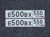 Фото автомобильного номера Е500ВХ 550