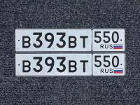 Фото автомобильного номера В393ВТ 550
