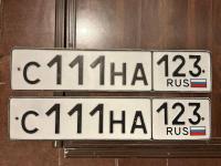 Фото автомобильного номера С111НА 123