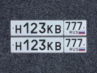 Фото автомобильного номера Н123КВ 777