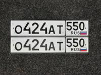 Фото автомобильного номера О424АТ 550