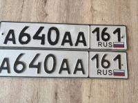 Фото автомобильного номера А640АА 161