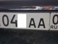Фото автомобильного номера А04*АА 09