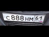 Фото автомобильного номера С888НМ 61