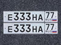 Фото автомобильного номера Е333НА 77