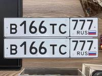 Фото автомобильного номера В166ТС 777