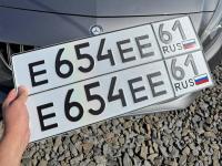 Фото автомобильного номера Е654ЕЕ 61