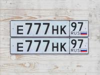 Фото автомобильного номера Е777НК 97