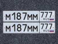 Фото автомобильного номера М187ММ 777