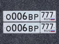 Фото автомобильного номера О006ВР 777
