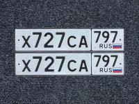 Фото автомобильного номера Х727СА 797