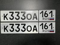 Фото автомобильного номера К333ОА 161