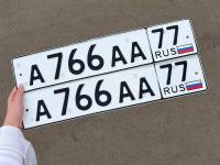 Фото автомобильного номера А766АА 77