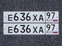 Фото автомобильного номера Е636ХА 97