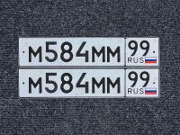Фото автомобильного номера М584ММ 99