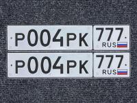 Фото автомобильного номера Р004РК 777