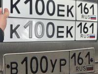 Фото автомобильного номера В100УР 161