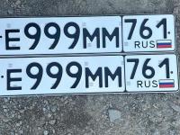 Фото автомобильного номера Е999ММ 761