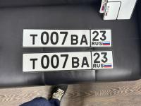 Фото автомобильного номера Т007ВА 23