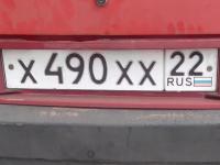 Фото автомобильного номера Х490ХХ 22