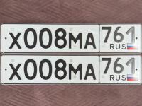 Фото автомобильного номера Х008МА 761