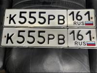 Фото автомобильного номера К555ВР 161