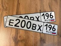 Фото автомобильного номера Е200ВХ 196