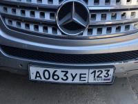 Фото автомобильного номера А063УЕ 123