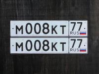 Фото автомобильного номера М008КТ 77
