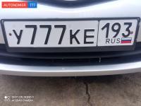 Фото автомобильного номера У777КЕ 193