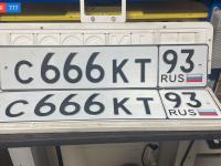 Фото автомобильного номера С666КТ 93
